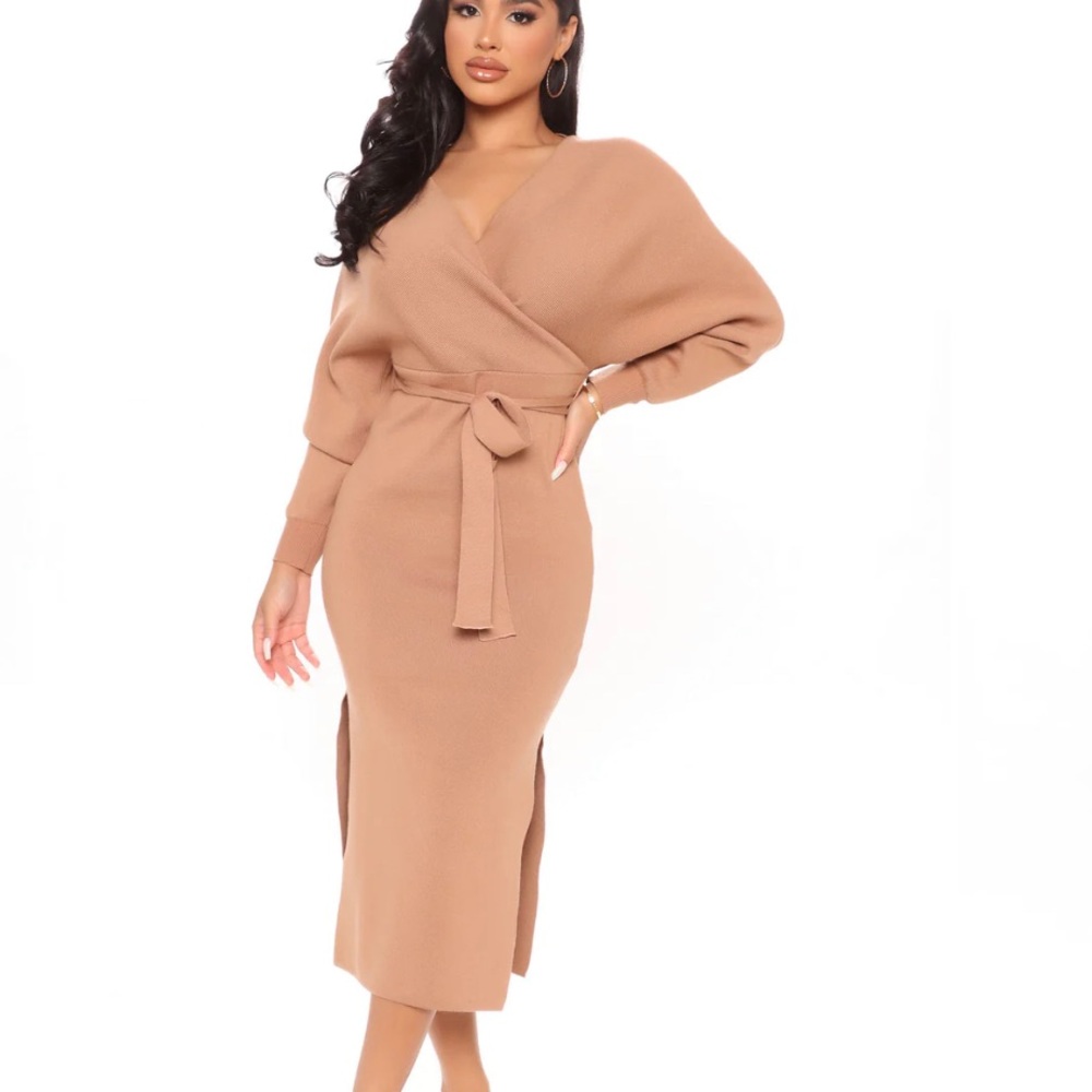 MIDI sweater dress